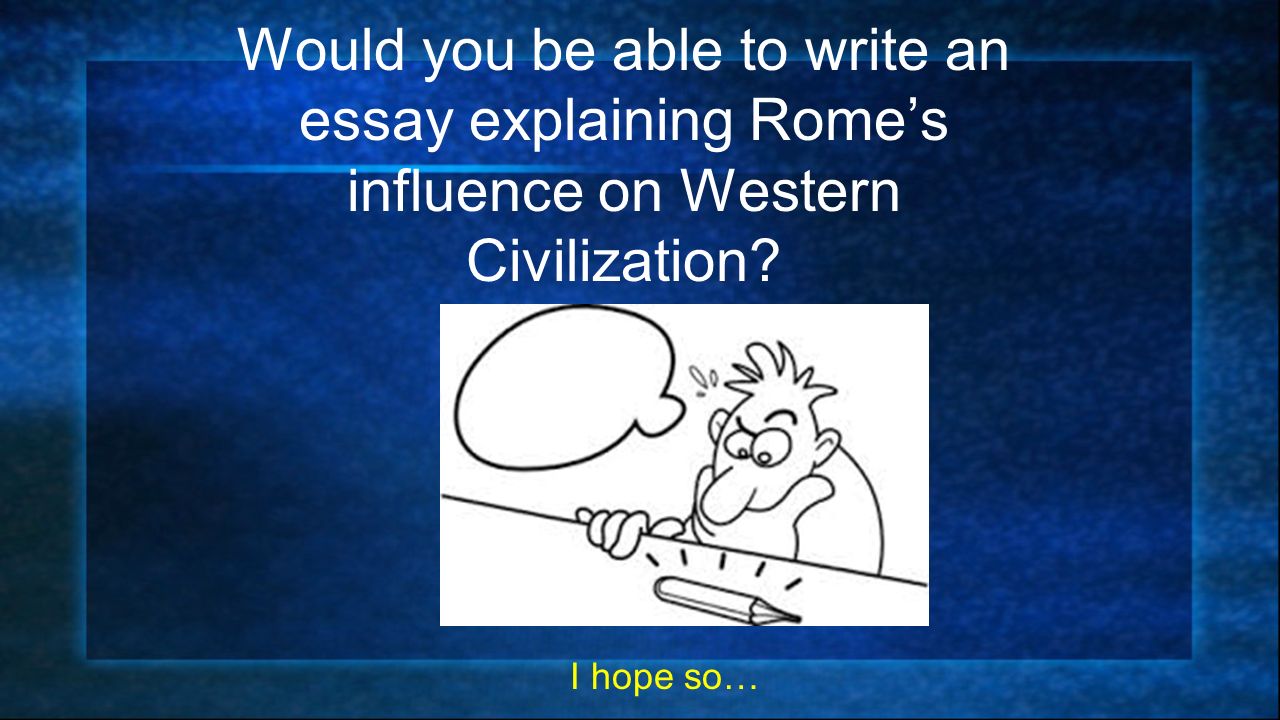 Western Civilization Research Paper Topics